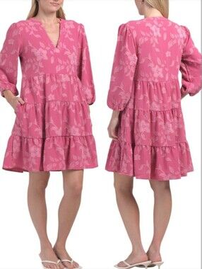 JOIE Mini Dress Pink Floral